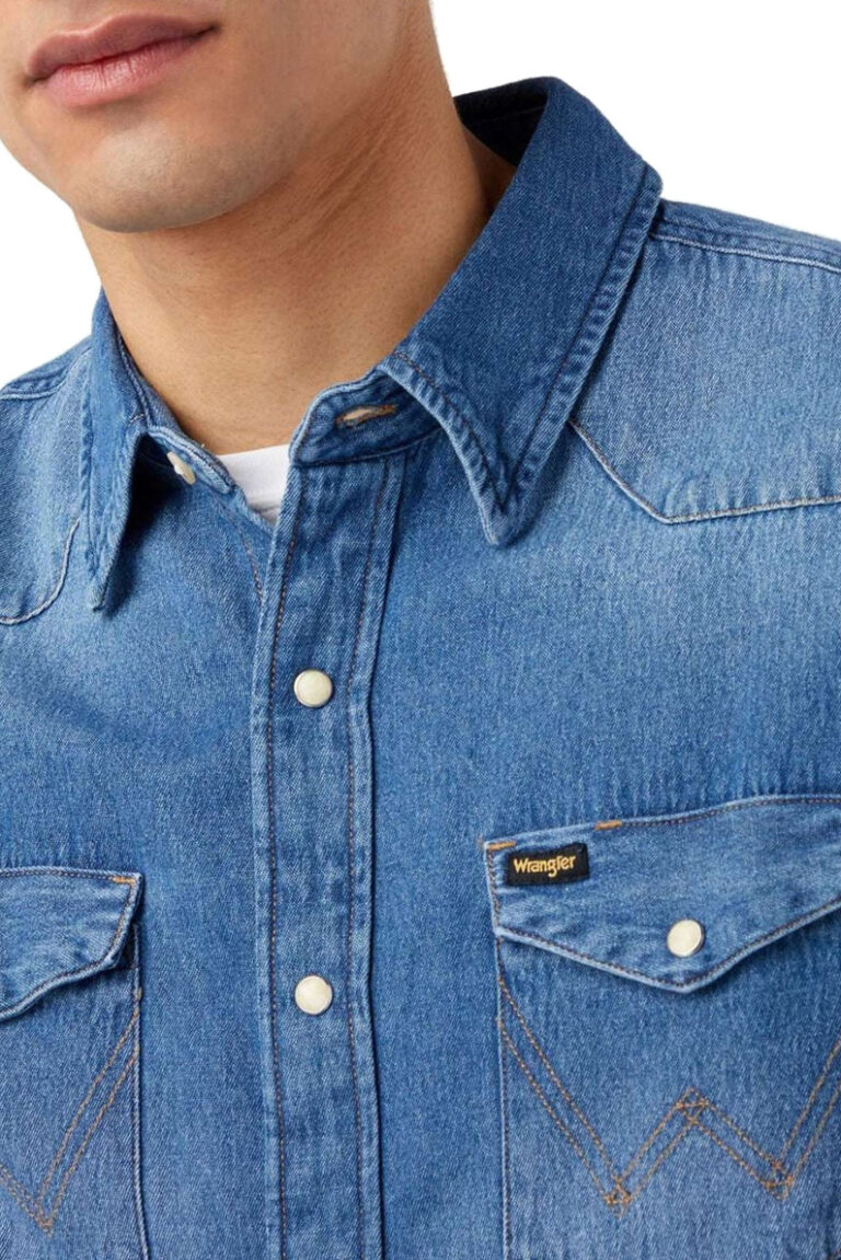Мужская рубашка Wrangler Western Shirt | PlanetJeans.ru