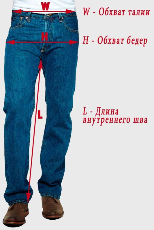 Замер джинсов